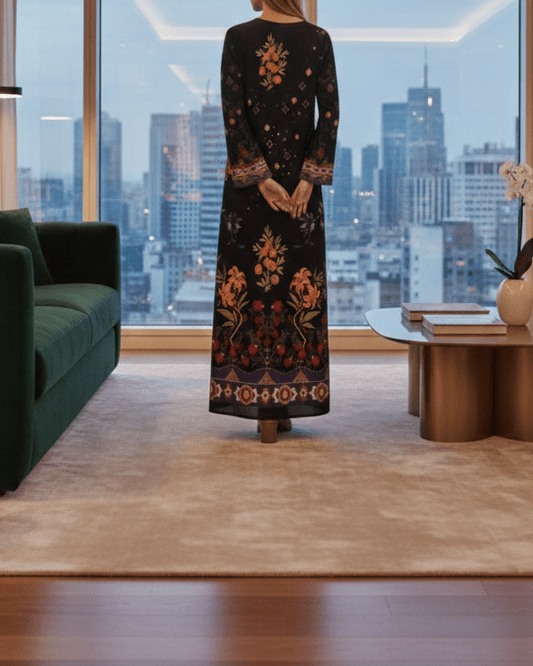 Nocturne Garden kaftan