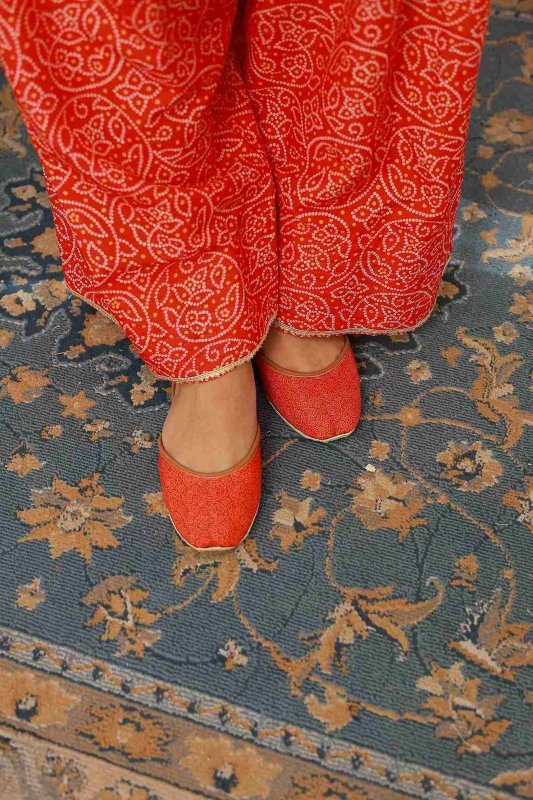 Ruby Radiance (Farshi Shalwar)