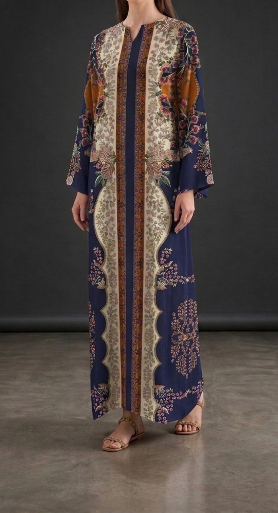 Noor-e-Sapphire Kaftan