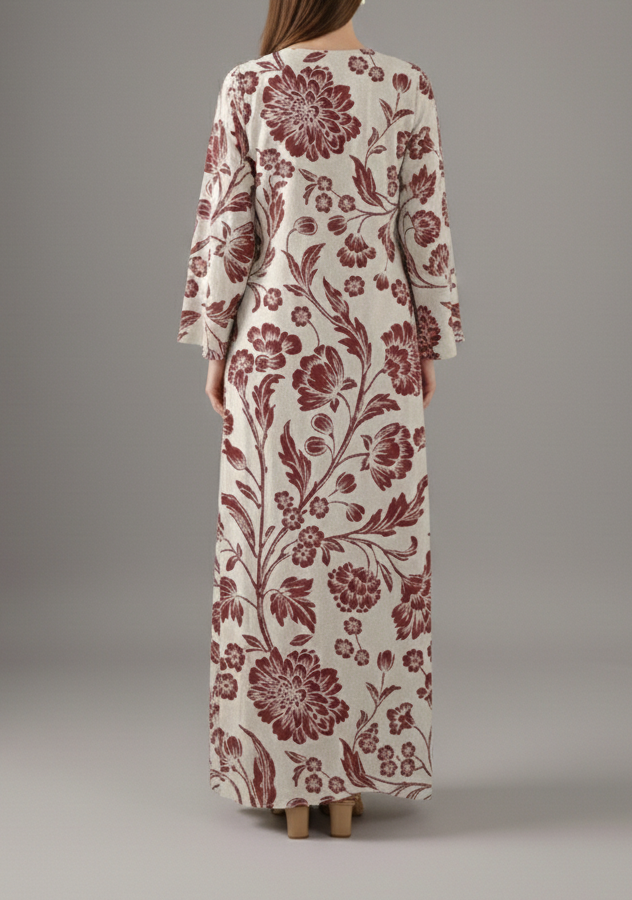 Noor-e-Ruby Bloom Kaftan