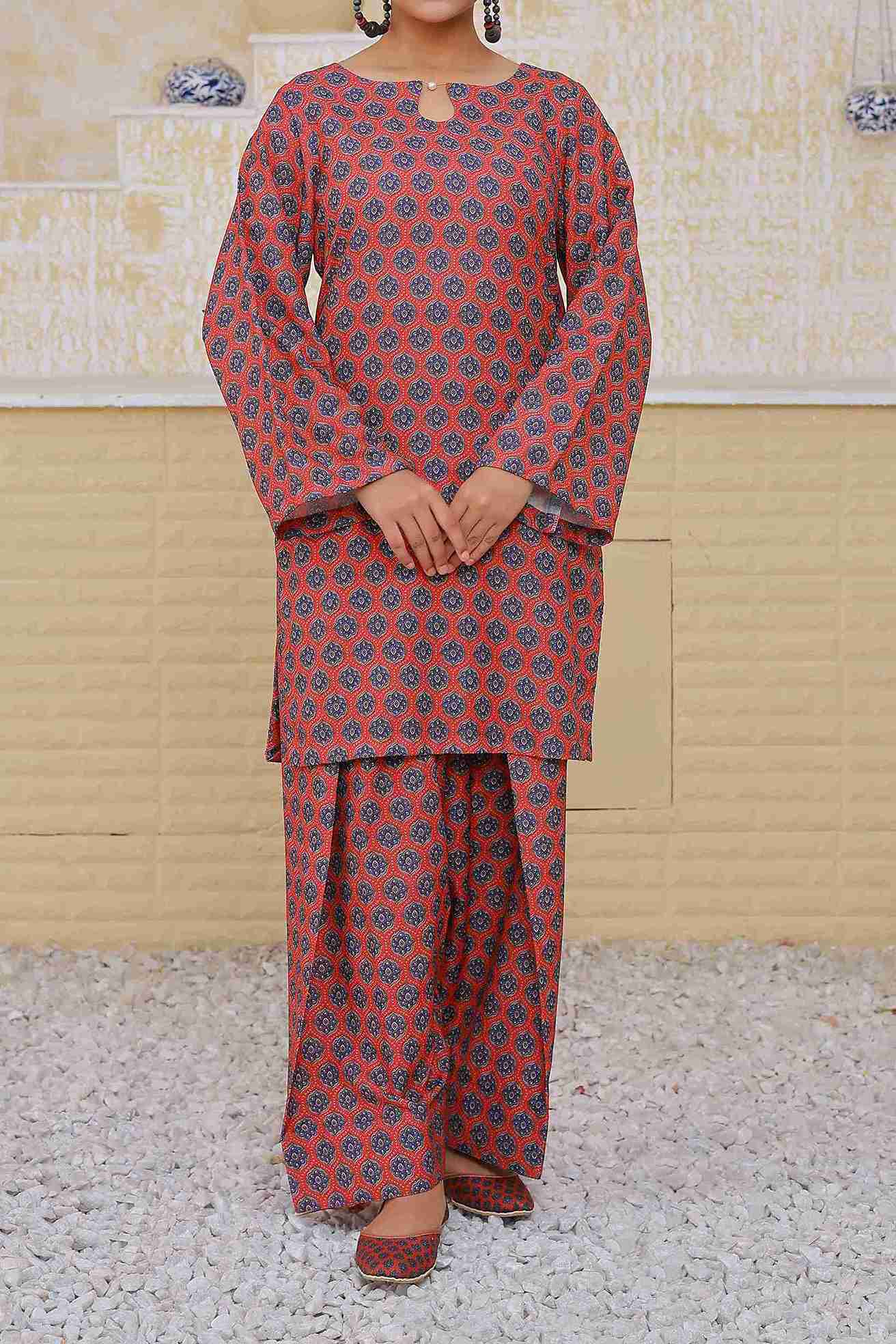 Ajrak Flame Unstitched