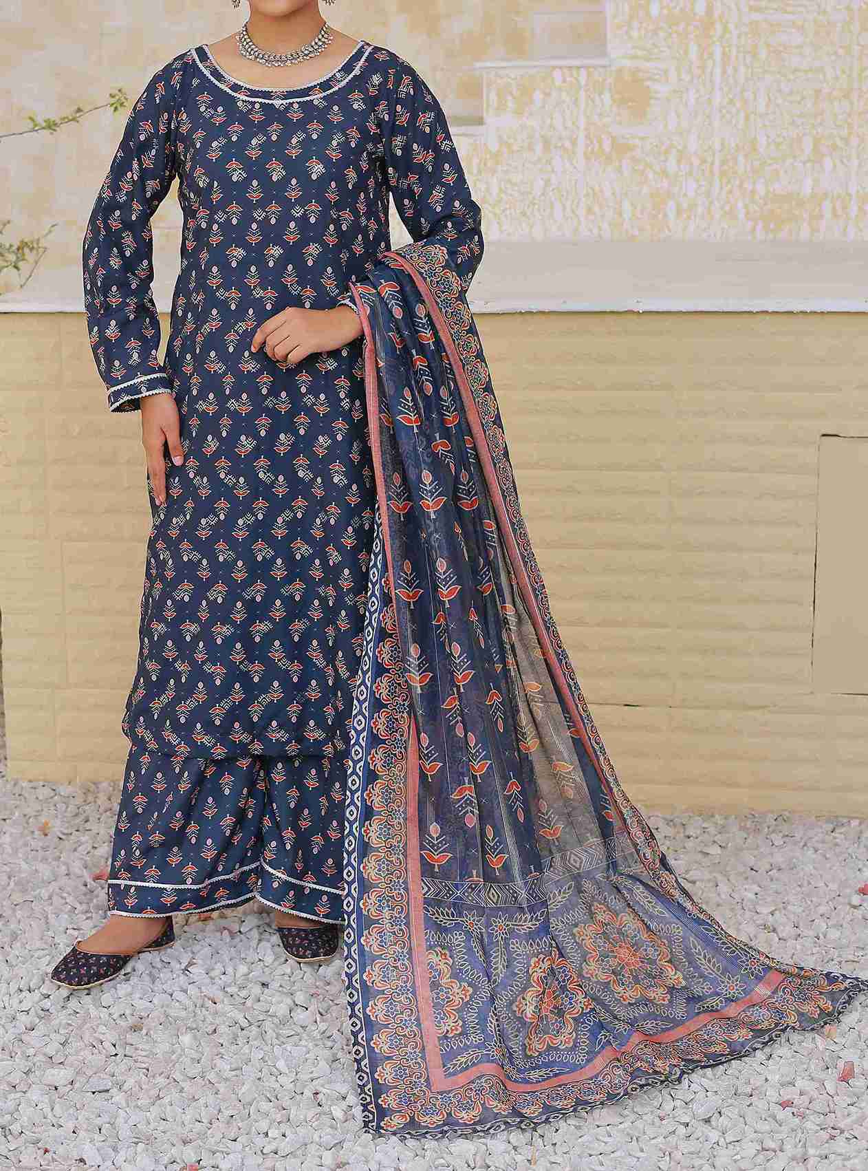 Navy Elegance Unstitched