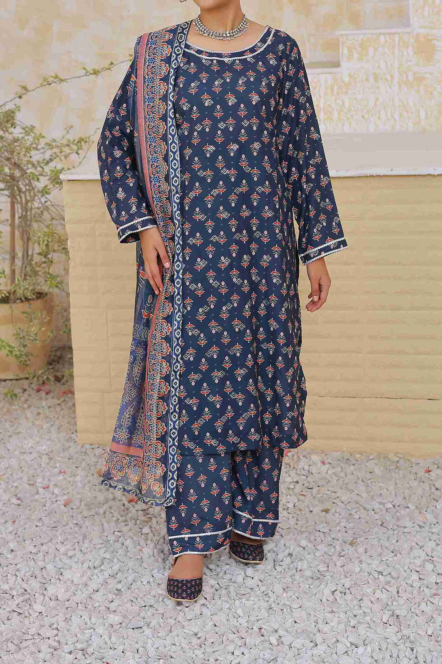 Navy Elegance Unstitched