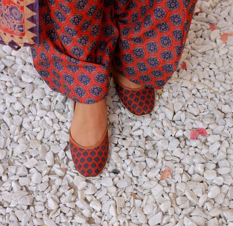 Ajrak Flame  UnStitched X KHUSSA (COMBO SET)