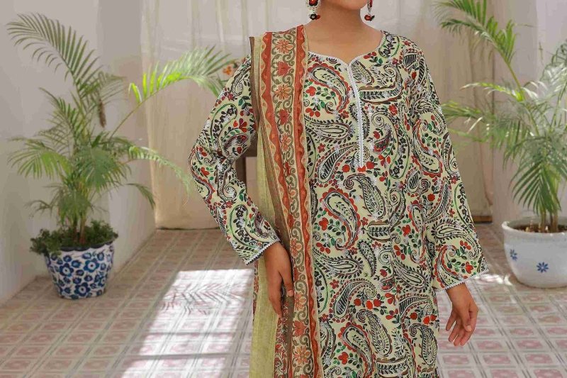 Autumn Garden (Farshi Shalwar)