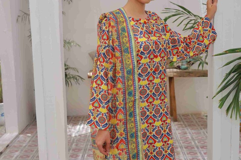 Basant Melody (Farshi Shalwar) Stitched X KHUSSA (COMBO SET)