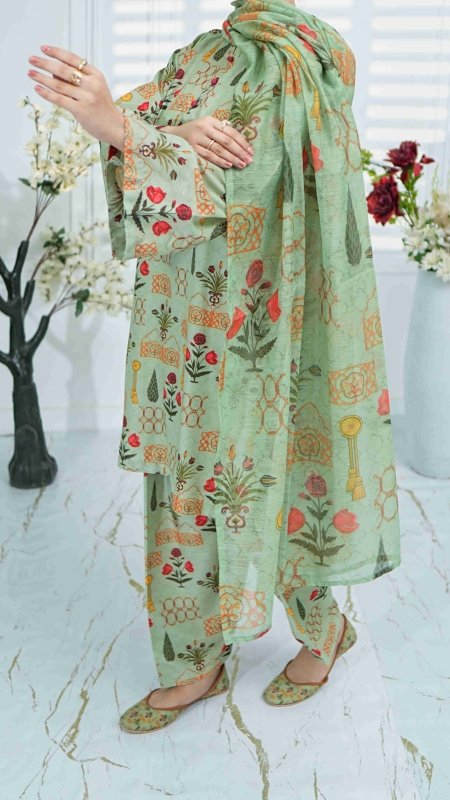 Botanic Bliss stitched X KHUSSA (COMBO SET)
