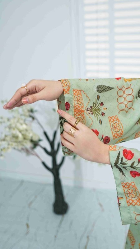 Botanic Bliss Unstitched X Khussa (Combo Set)