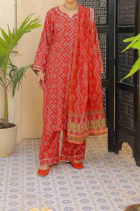 Desi Rouge UnStitched X KHUSSA (COMBO SET)