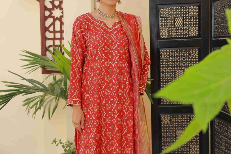 Desi Rouge UnStitched X KHUSSA (COMBO SET)