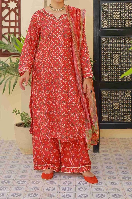 Desi Rouge UnStitched X KHUSSA (COMBO SET)