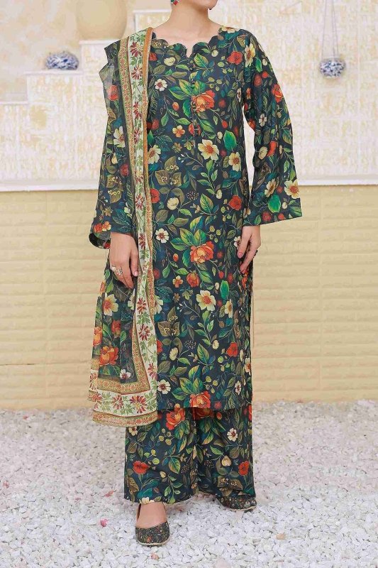 Emerald Garden UnStitched X KHUSSA (COMBO SET)