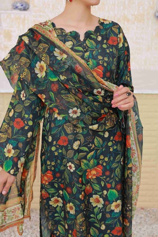 Emerald Garden UnStitched X KHUSSA (COMBO SET)