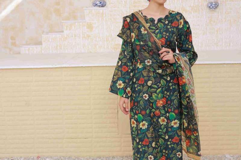 Emerald Garden UnStitched X KHUSSA (COMBO SET)