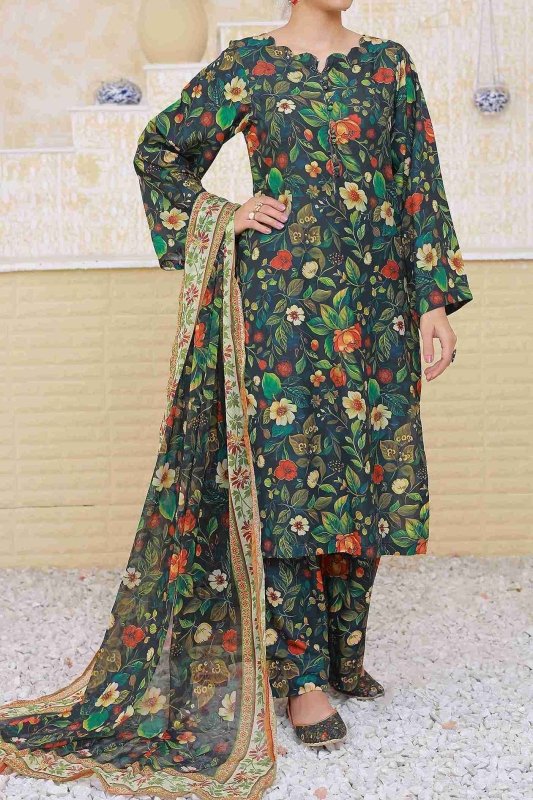 Emerald Garden UnStitched X KHUSSA (COMBO SET)