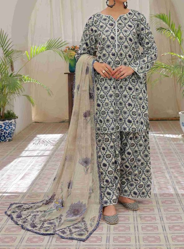 Frosted Florals (Farshi Shalwar)