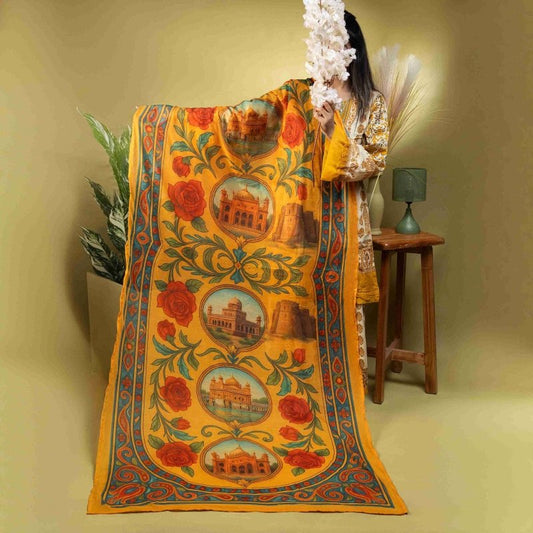 Heritage Blossoms Shawl