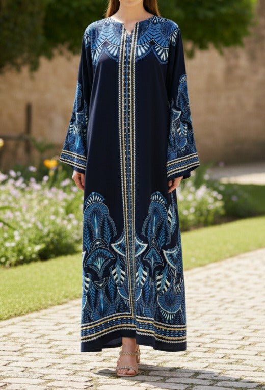 Indigo Royale kaftan