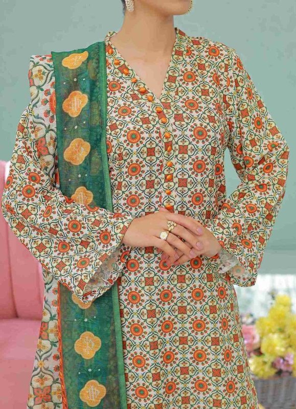 Ivory Garden (Farsh Shalwar) Stitched X KHUSSA (COMBO SET)