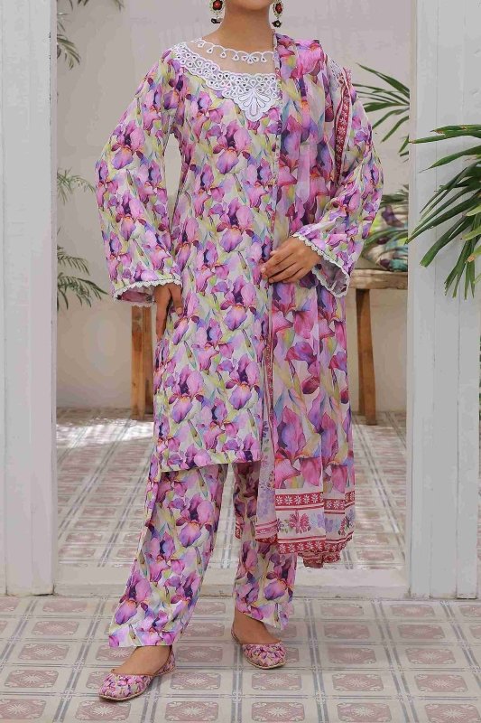 Lilac Breeze Stitched X KHUSSA (COMBO SET)