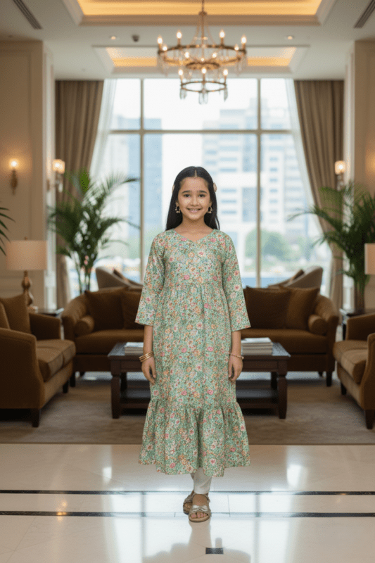 🌼 Meadow Charm Long Frock