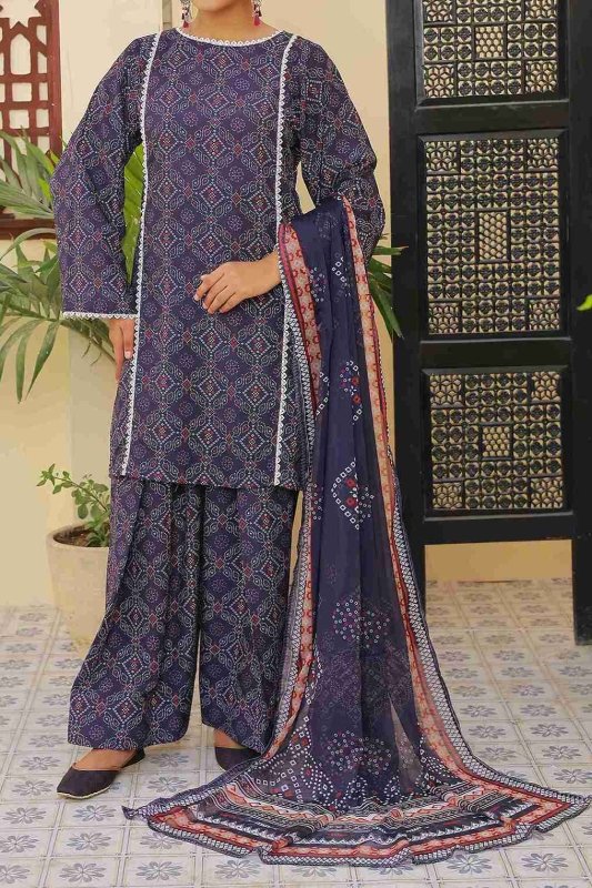 Neel Tara UnStitched X KHUSSA (COMBO SET)