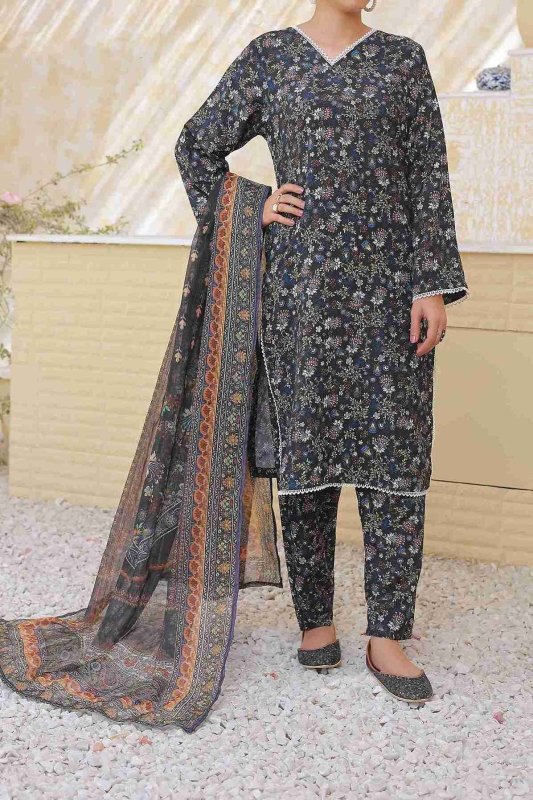 Night Petal UnStitched X KHUSSA (COMBO SET)