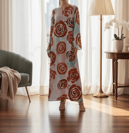 Rose Bloom kaftan