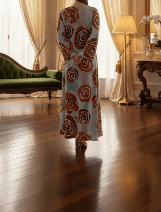 Rose Bloom kaftan