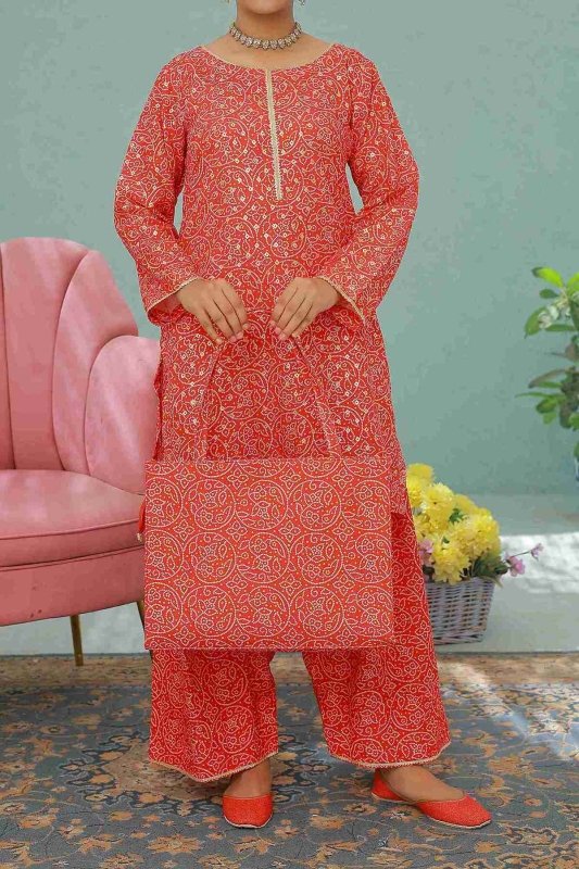 Ruby Radiance (Farshi Shalwar)