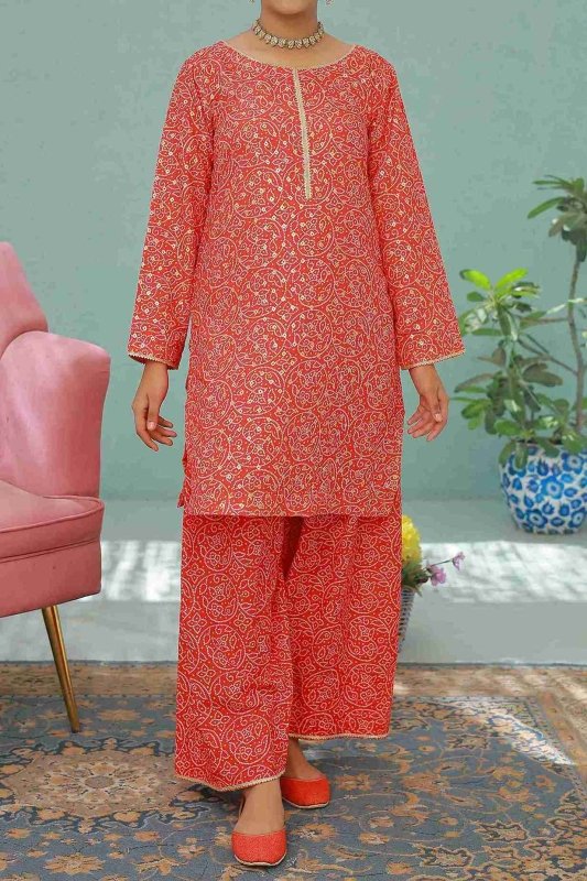 Ruby Radiance (Farshi Shalwar)