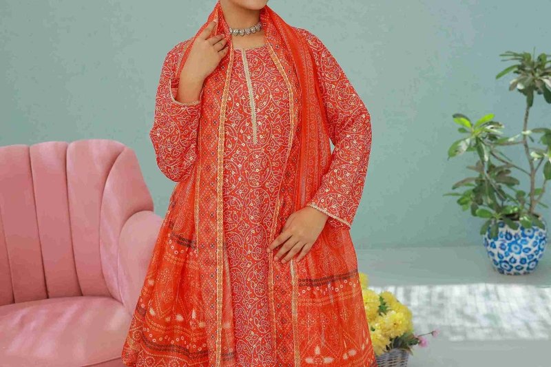 Ruby Radiance (Farshi Shalwar)
