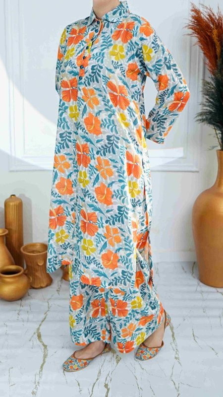 Sunlit Bloom Stitched X KHUSSA (COMBO SET)