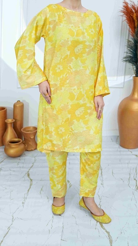 Sunshine Bloom Stitched X KHUSSA (COMBO SET)