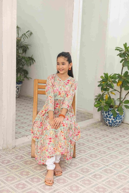 🌷 Tulip Bloom Long Frock