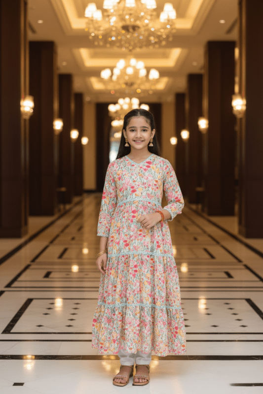 🌷 Tulip Bloom Long Frock