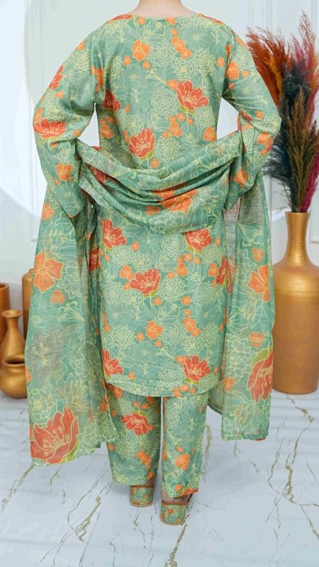 Verdant Bloom Unstitched X Khussa (Combo Set)